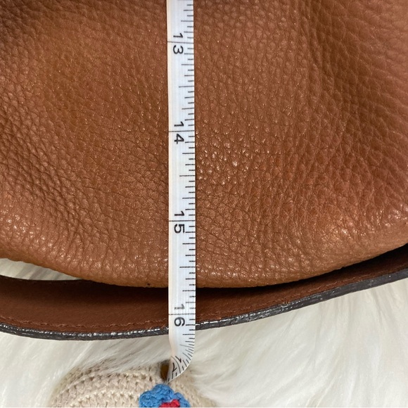 MICHAEL KHORS FULTON LARGE HOBO BROWN/TERRACOTA LEATHER SHOULDER BAG - Picture 5 of 16